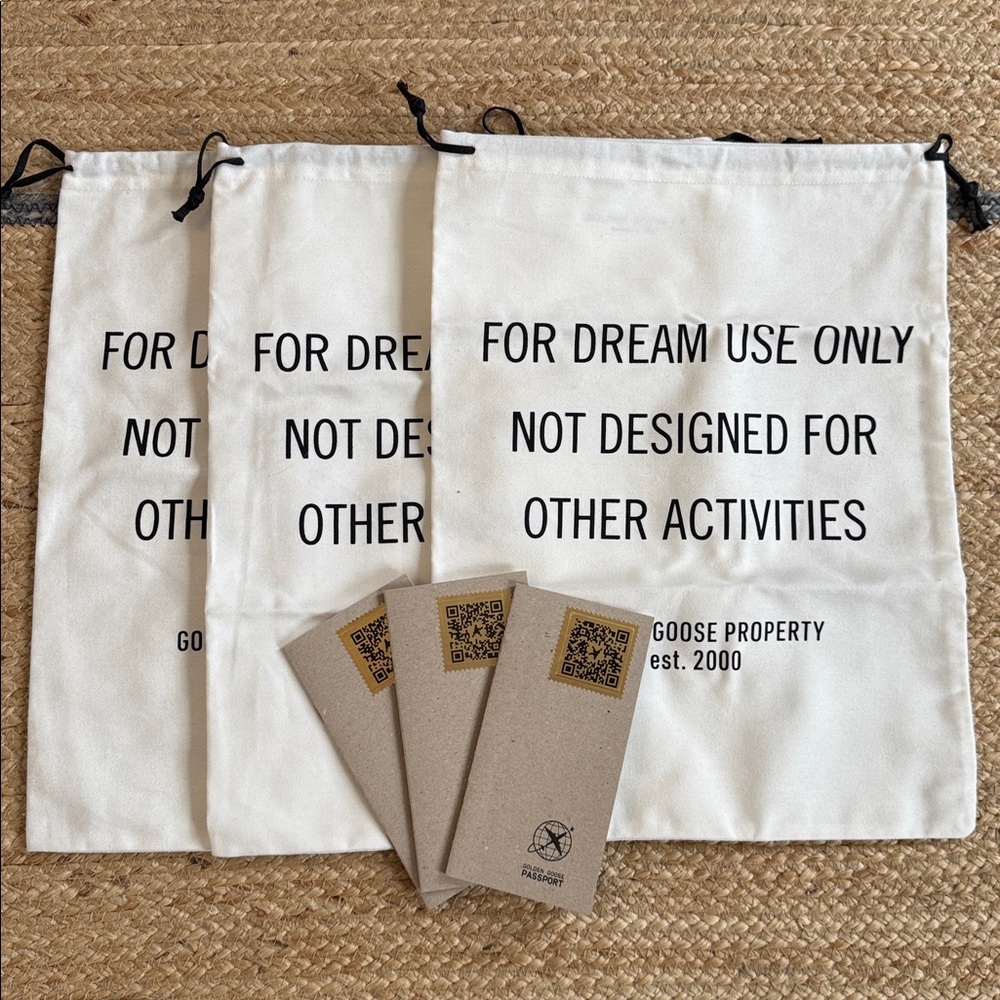 💯 Golden Goose Authentic Dust Bags & Passports ❤️